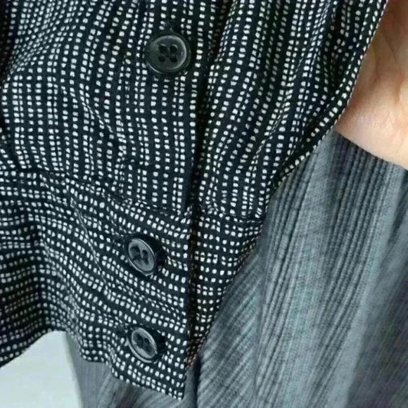 Cynthia Rowley top size 1X striped 3/4 sleeve - Picture 6 of 8